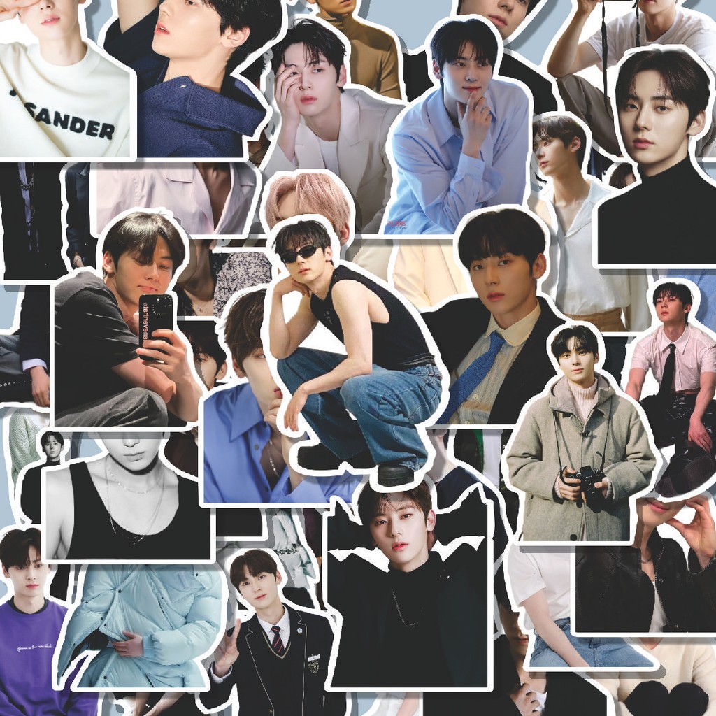 100PCS น่ารัก Hwang Minhyun สติกเกอร์ความงามสติกเกอร์กันน้ําสติกเกอร์กาวกันน้ําสติ๊กเกอร์รูปลอกสําหร