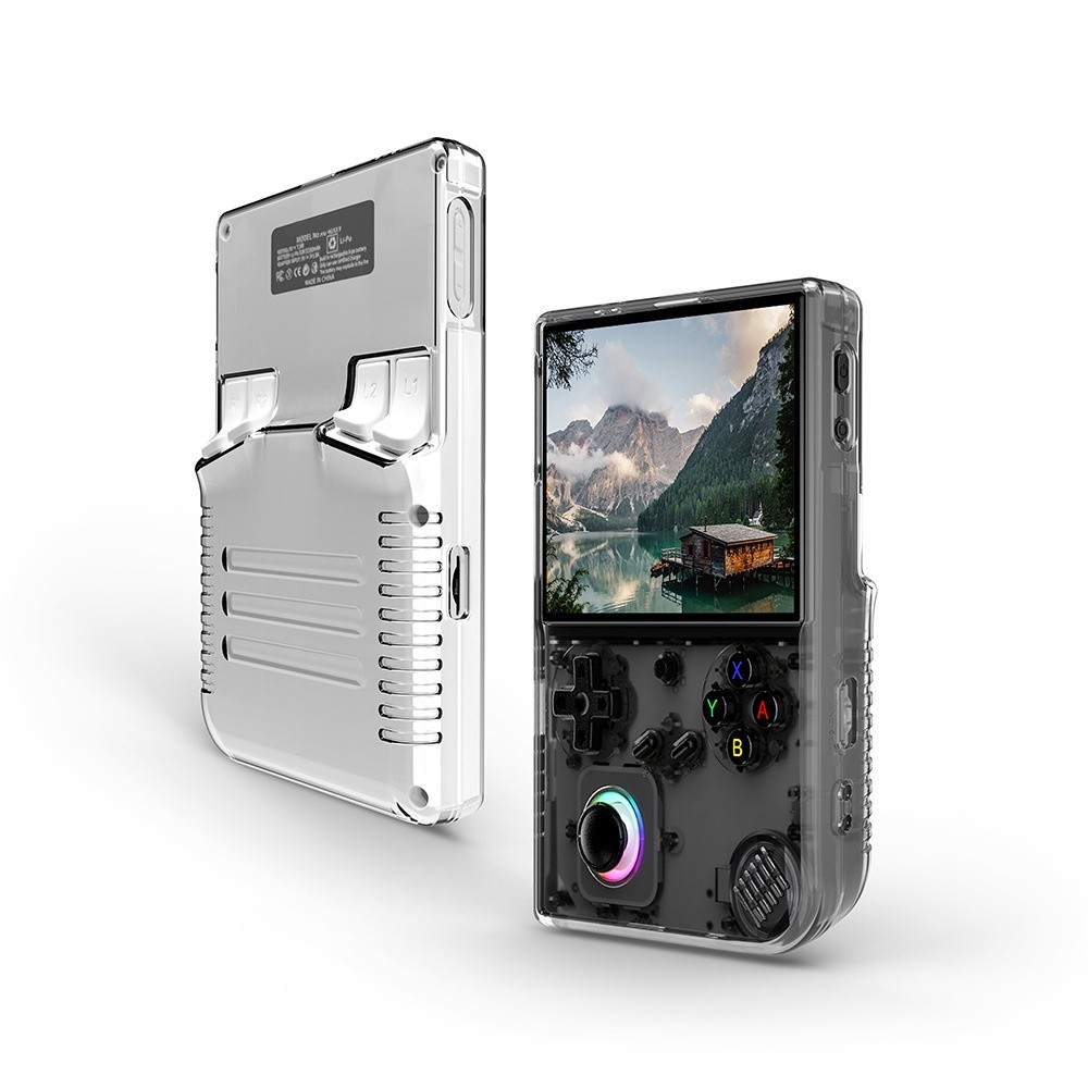 สําหรับเคสป้องกันคอนโซลเกม Anbernic RG 40XXV - TPU Cooling ฝาครอบป้องกันการตกแบบโปร่งใส