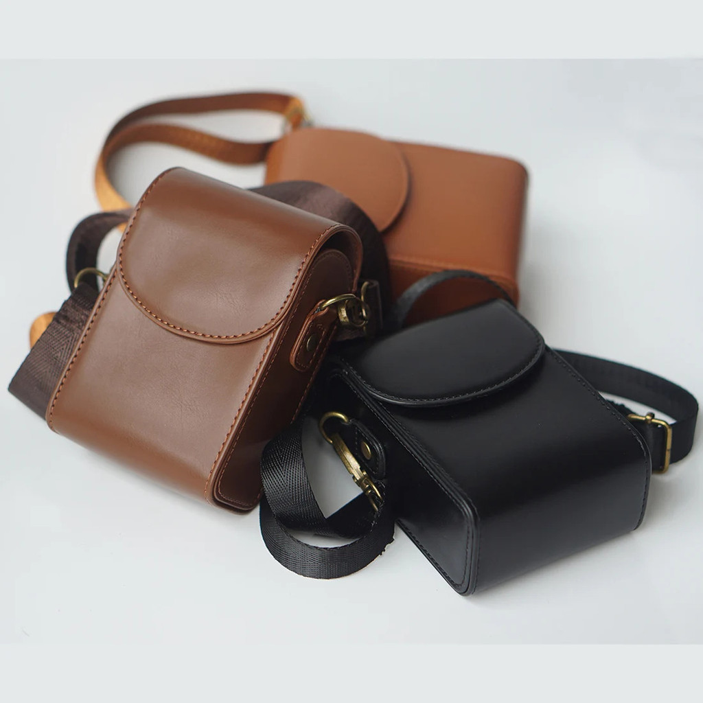 กระเป๋ากล้องหนัง Pu สําหรับ Panasonic Lumix Lx10 Lx15 Lx5 Lx3 Tz90 Tz70 Tz60 Tz50 Tz40 Zs80 Zs70 Zs5
