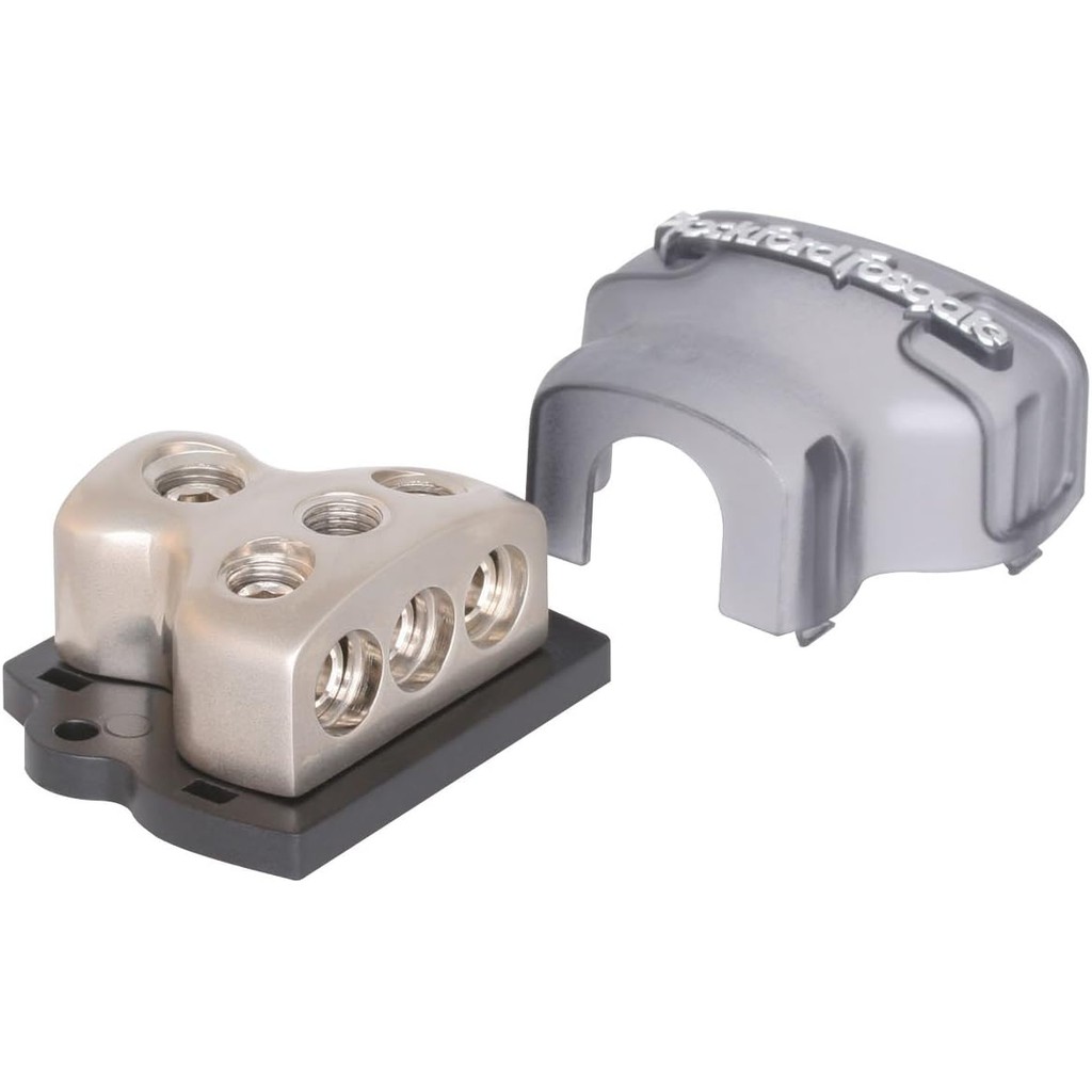 Rockford Fosgate RFD4 1/0 AWG 4 AWG Distribution Block - Platinum