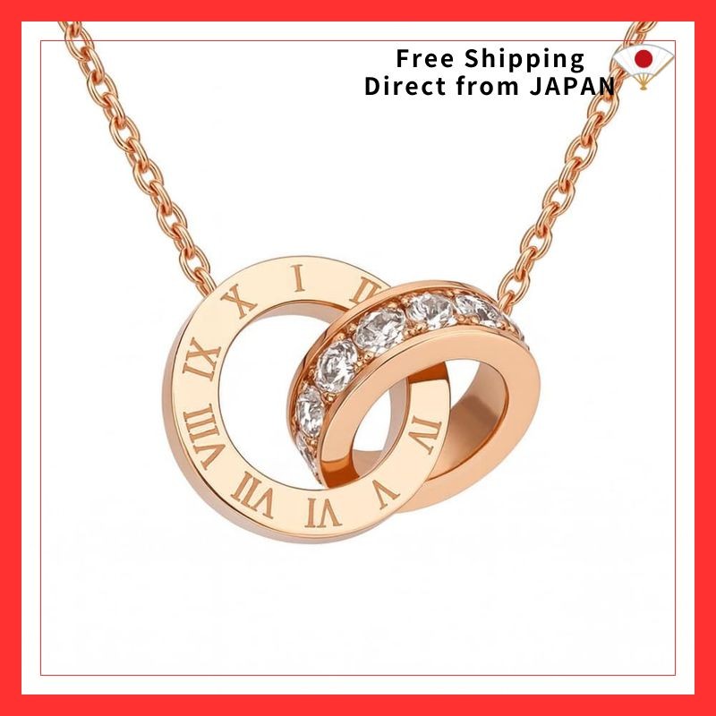 [SORT] Women’s Roman Numeral Circle Pendant Necklace Elegant Wedding Anniversary Gift
