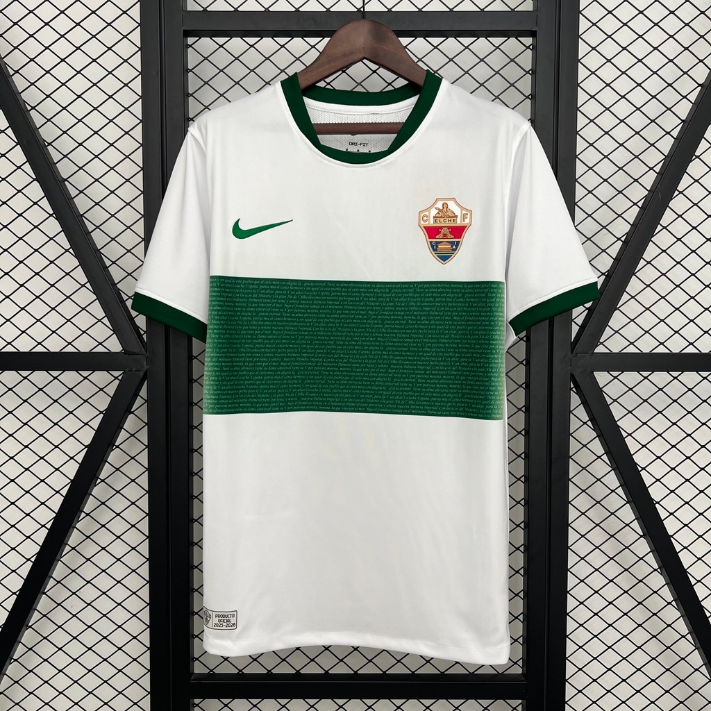 Original grade Jersey 25/26 Elche Home A18 เสื้อยืดผู้ชาย