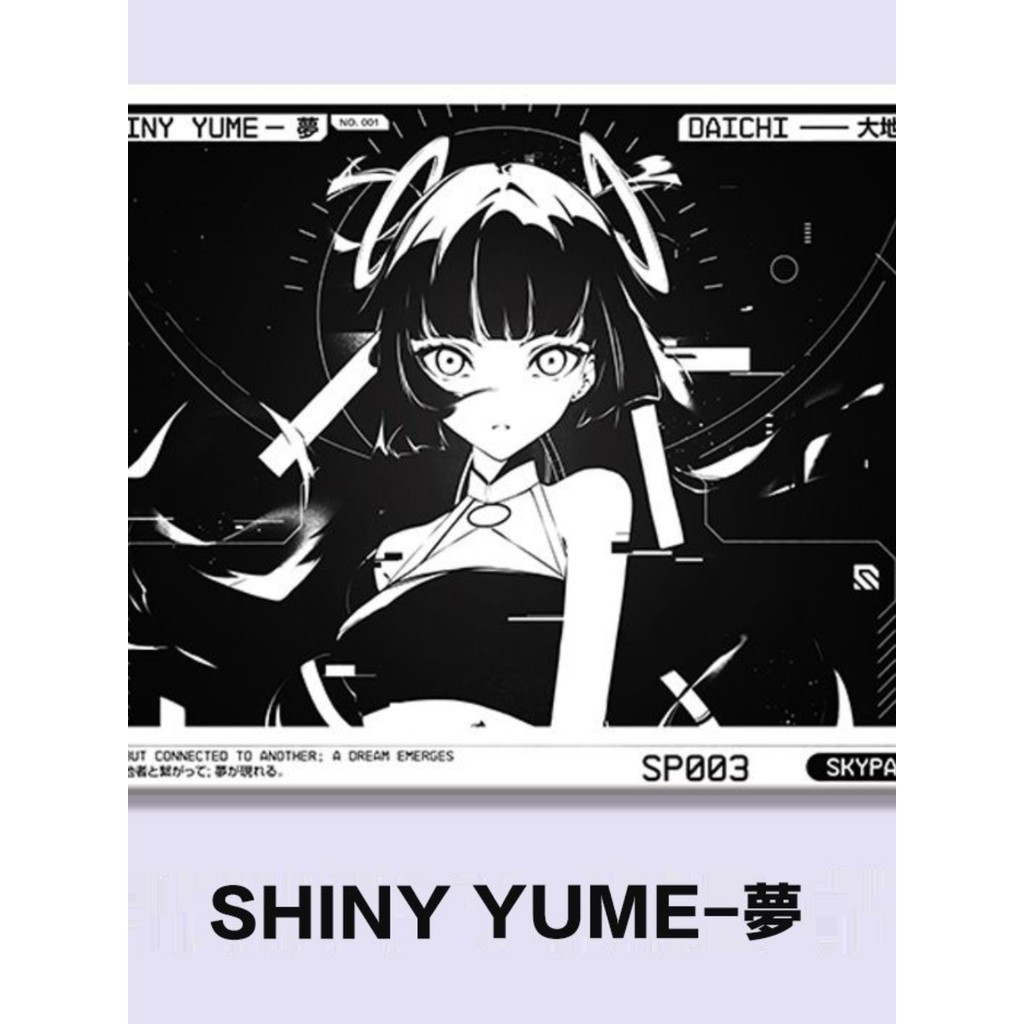 Mat Glass Table Mat Skypad SORA YUME สไตล์เดียวกันกระจกนิรภัยเคลือบเกม FPS กินไก่ APEX 2C0I