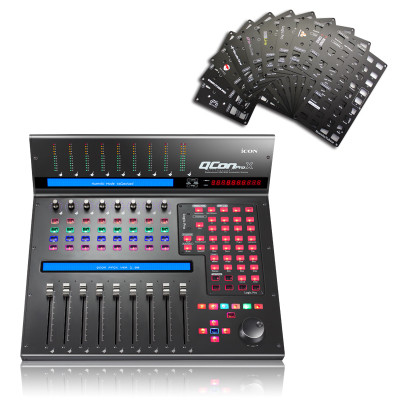 ICON ICON ICON Qcon Pro X Electric Clipper คอนโทรลเลอร์ซอฟต์แวร์ USB MIDI/เครื่องผสมคอนโซล