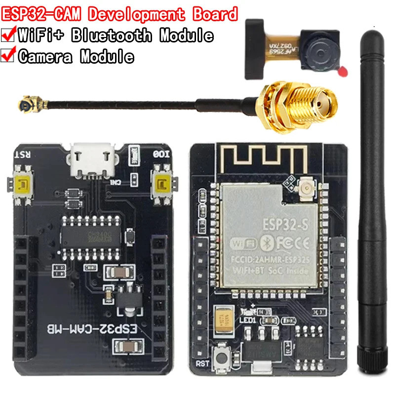 ESP32-CAM ESP32-CAM-MB MICRO USB ESP32 Serial to WiFi ESP32 CAM Development Board CH340 CH340G 5V บล