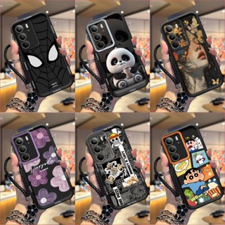 เคส Realme C71 เคสโทรศัพท์ซิลิโคนอ่อนนุ่มเทรนด์ภาพสีดํา TYHS