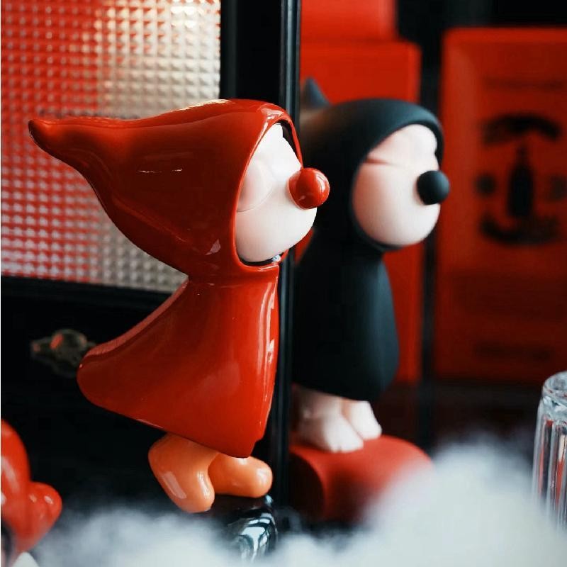 Clown ไม่น่าเกลียดศิลปิน Series เรซิ่น Mystery กล่องเครื่องประดับตุ๊กตา Huiwei Hand-Made ของแท้ประณี