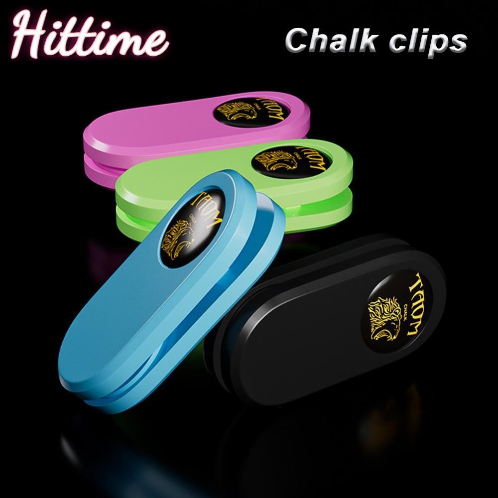 HITTIME ชอล์กสำหรับบิลเลียด พกพาสะดวก มีแม่เหล็กและคลิปยึด G1Y7