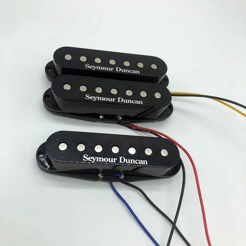 SSL-1 RWRP Alnico Single-Coil Pickup Bridge/กลาง/คอสําหรับ ST 7 สายกีตาร์ไฟฟ้า