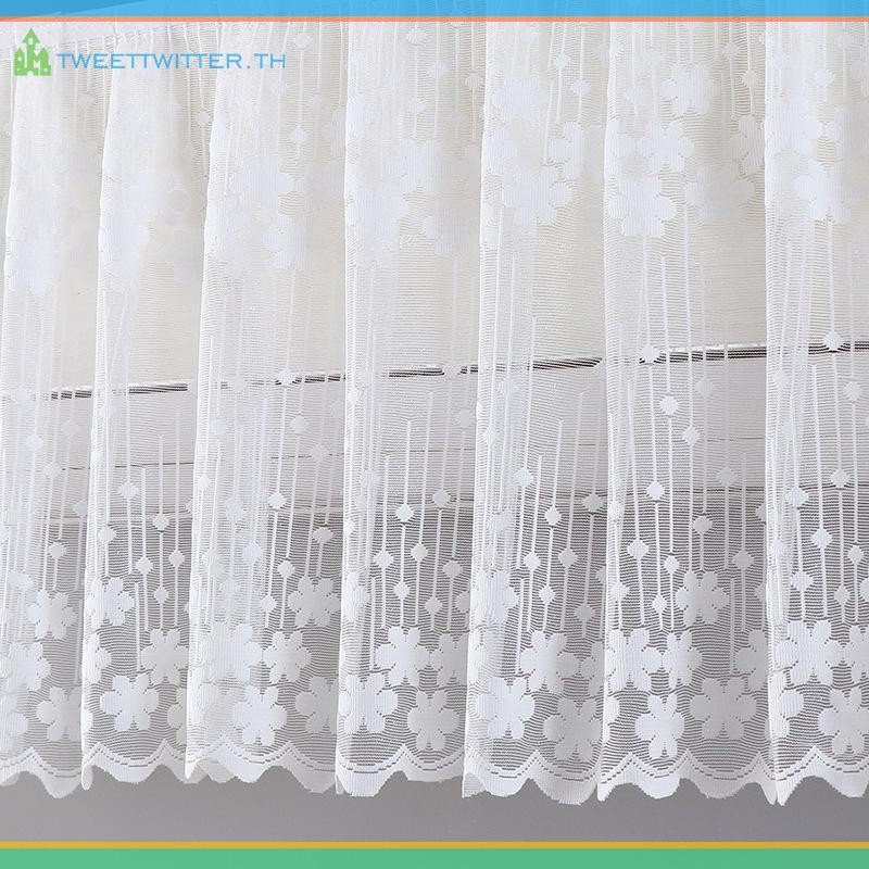 แนะนำ ผ้าม่าน ผ้าม่านลูกไม้ประดับดอกไม้ พร้อมใช้งานกันลม ฝุ่น และแสงแดด ตกแต่งห้องนอนสไตล์ไทย ราคาพิเศษ มีเก็บเงินปลายทาง