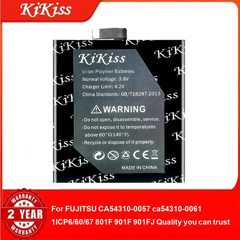 แบตเตอรี่สําหรับ FUJITSU CA54310-0057 ca54310-0061 1ICP6/60/67 801F 901F 901FJ คุณภาพที่คุณไว้ใจได้