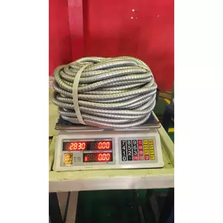 ท่ออ่อนเหล็ก 4หุน 6หุน 1นิ้ว ความยาว 50เมตร หนา 0.15มิล รวมทุกขนาดท่อร้อยสายไฟ Flexible Metal Conduit ส่งเร็วส่งไว้
