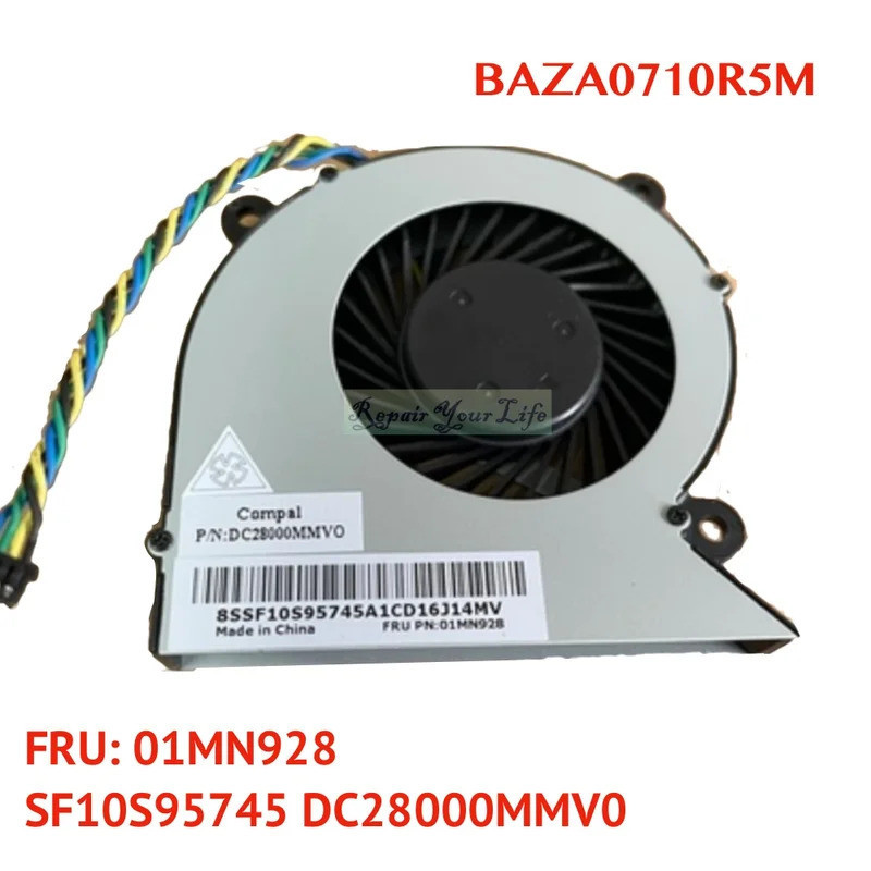 *01MN928 AIO พัดลมระบายความร้อน CPU สําหรับ Lenovo 520c-24igm 520c-24iwl 520c-24 All-in-One คอมพิวเต