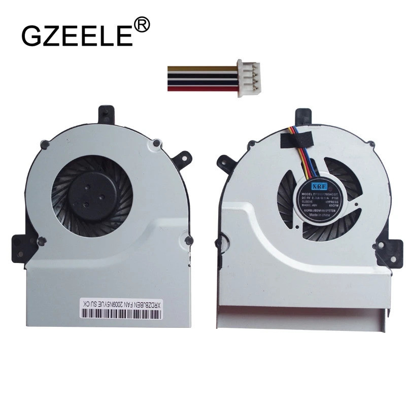 IiGZEELE ใหม่แล็ปท็อป cpu พัดลมระบายความร้อนสําหรับ ASUS K55 A55V r500v X55 x55v x55vd K55VM K55V K5