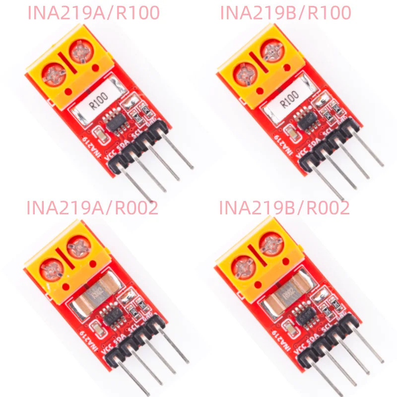 INA219A/INA219B โมดูลกระแสและแรงดันไฟฟ้ามีความกะทัดรัดและสามารถวัดแรงดันไฟฟ้า 26V และกระแส 3.2A พร้อ
