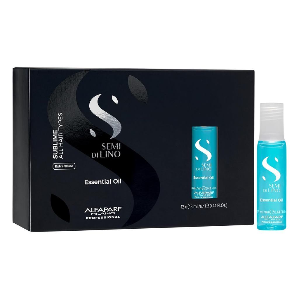 ALFAPARF MILANO Semi Di Lino Sublime Essential Hair Oil - ผมน้ําหนักเบาสําหรับผมเงางาม - เพิ่มความนุ