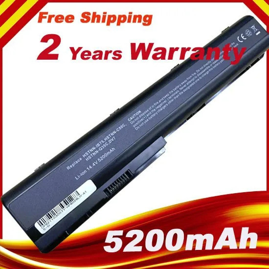14.4V 8 เซลล์แบตเตอรี่สําหรับ HP Pavilion DV7 DV8 HDX18 HSTNN-IB75 HSTNN-DB75/XB75 HSTNN-C50C/Q35C 4