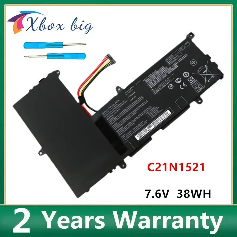 C21N1521 แบตเตอรี่แล็ปท็อปสําหรับ Asus VivoBook E200HA-1A E200HA E200HA-1B E200HA-1G E200HA-1E 7.6V 