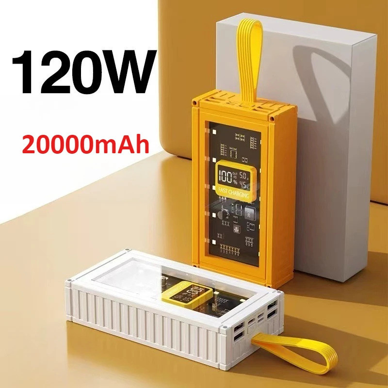 120W 20000mAh Power Bank จีน CCC การรับรองสําหรับ Iphone Samsung Huawei Xiaomi Powerbank