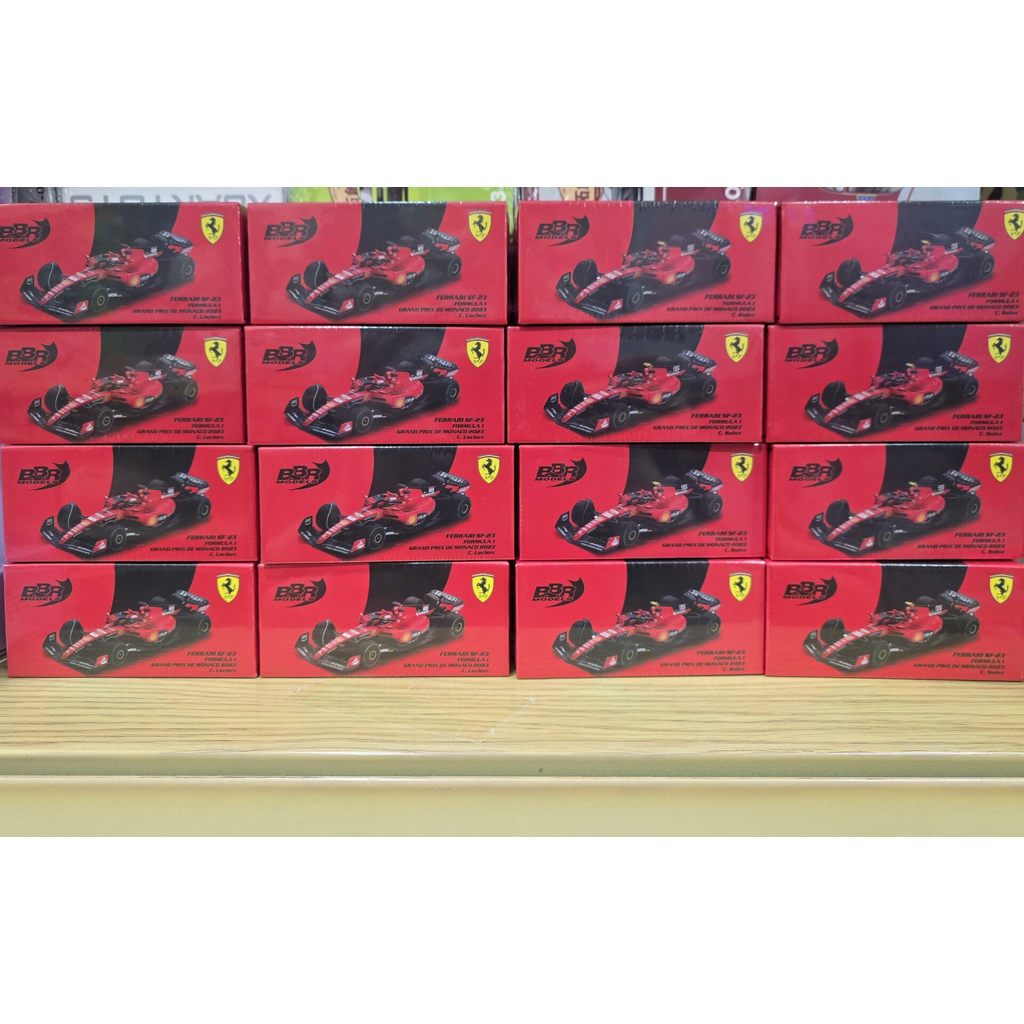 รถ BBR รุ่น 1: 64 Ferrari SF23 Monaco F1 Leclair Sai