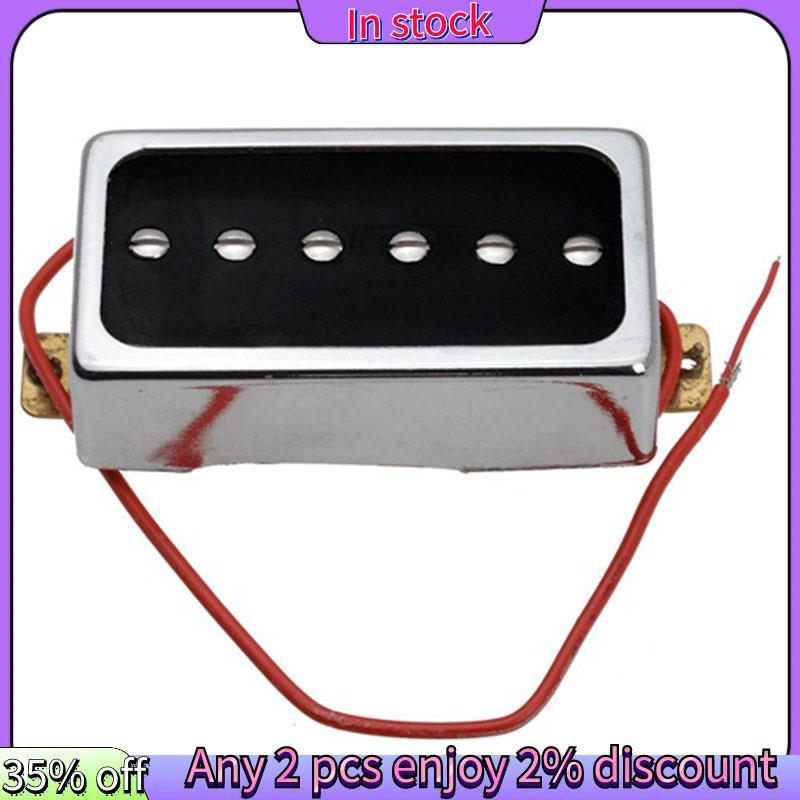 ในสต็อก-P90 กีตาร์ไฟฟ้า Pickup Humbucker ขนาด Single Coil Pickup อะไหล่กีตาร์และอุปกรณ์เสริม