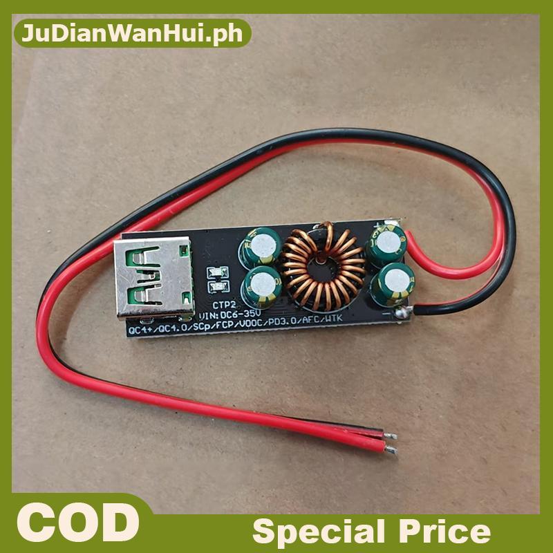 JuDianWanHui QC4.0 QC3.0 USB Type-C Fast Charging Converter อะแดปเตอร์ 6-35V โมดูลสําหรับสมาร์ทโฟนหล