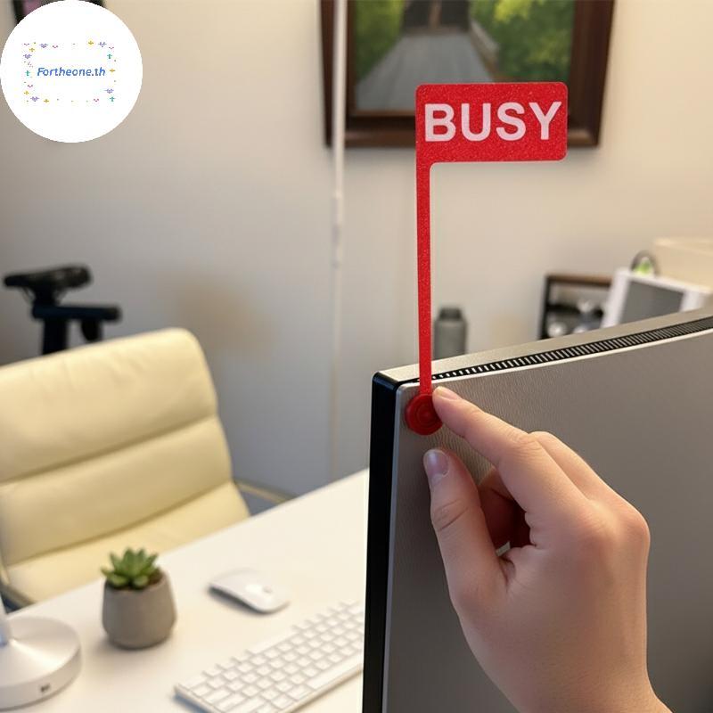 FOT Fun & Unique Busy On Call Flag Sign Home Office Gift Idea สําหรับ Busy Professionals TH