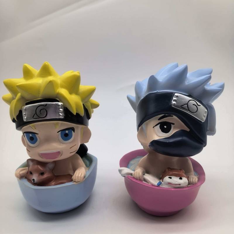 Cute One Piece Luffy Chopper Naruto Car Accessories Car Decoration Cartoon Creative Dashboard Doll S