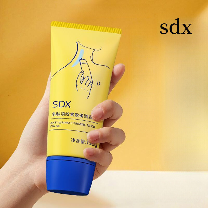 YED8E品⭐Sdx คอครีม Light Lines กระชับ Lift Moisturizing Anti-Wrinkle Soothing Skin Ball หัวนวดคอ Text