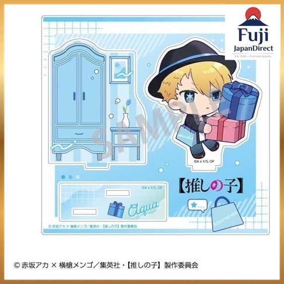 Oshinoko Diorama Acrylic Stand Aqua Osha Character Fuji JapanDirect