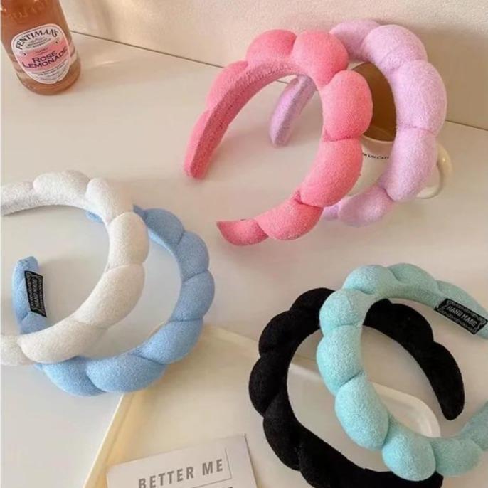 ที่คาดผมฟองน้ำ สีพื้นมาใหม่ พร้อมส่ง