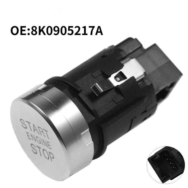 ปุ่มสวิตช์เครื่องยนต์สตาร์ทหยุดสําหรับ Audi A4 S4 A5 S5 Q5 8K0905217อุปกรณ์เสริมสําหรับรถยนต์ 8K0-90