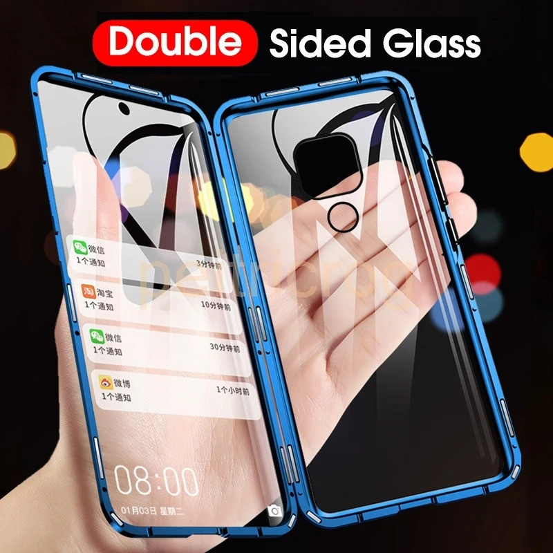 เคสโลหะแม่เหล็ก Redmi หมายเหตุ 9 SE 9S 8 8A 8T 7 Pro K20 สําหรับ Xiaomi Mi 10 9T 9 Lite CC9 CC9E A3 