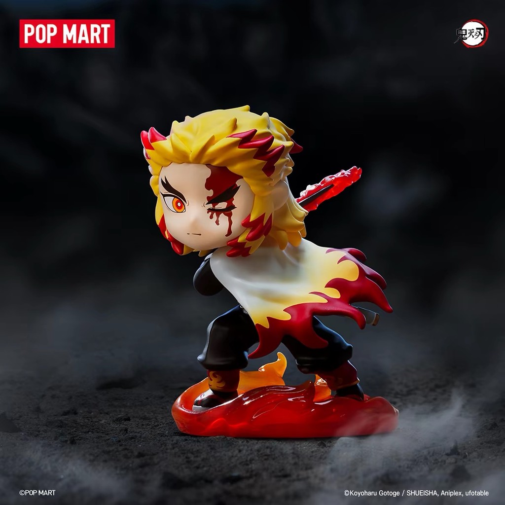 P POPMART POPMART Demon Slayer Combat Series รูป Mystery Box ของเล่นของขวัญ