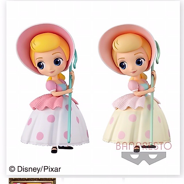 Qposket ฟิกเกอร์ ดิสนีย์ ทอยสตอรี่ Bo peep สุดฮิต ของแท้จากญี่ปุ่น สีเข้ม สีพาสเทล สูง 14 ซม