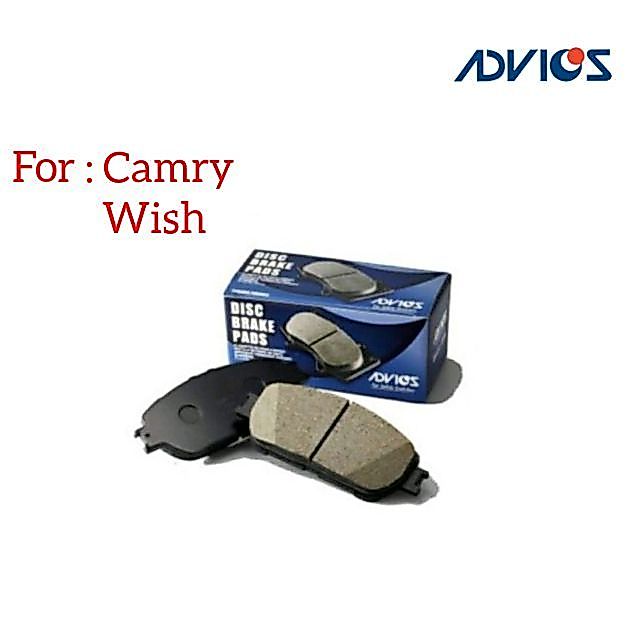 ผ้าเบรค Toyota Camry , Wish ยี่ห้อ ADVICS