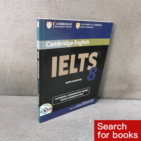 หนังสือภาษาอังกฤษ Cambridge IELTS 8 มือสอง