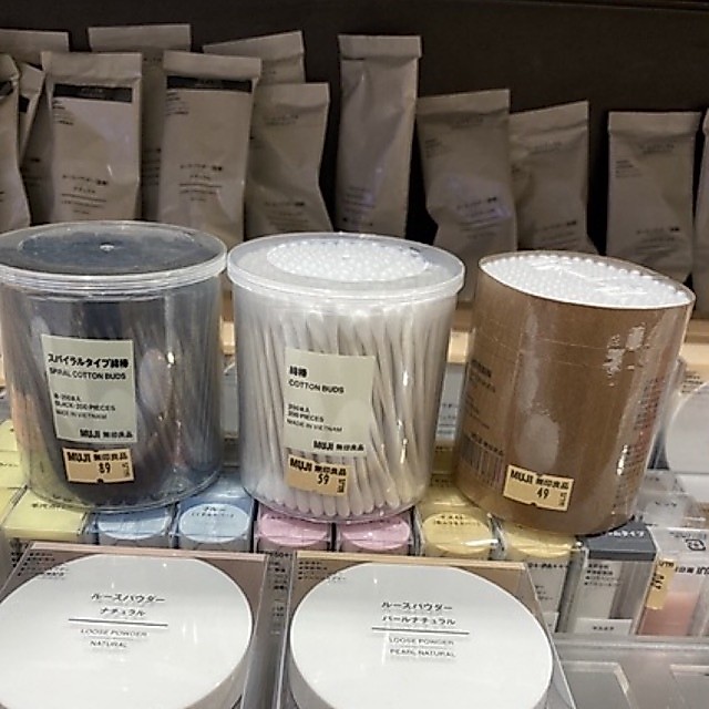 🐝คอตตอนบัด Cotton Buds ก้านกระดาษ สำลี ปลอดภัย จาก Muji มีหลายแบบ