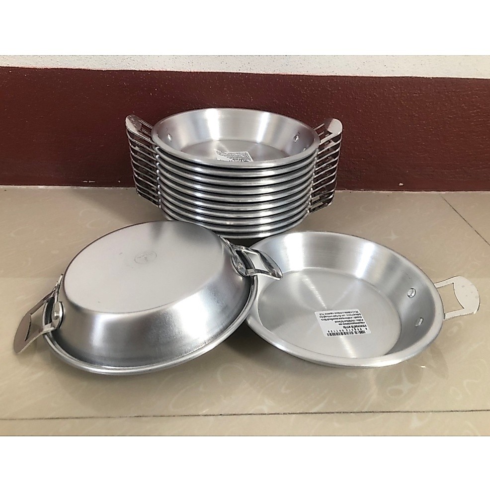 กระทะไข่กระทะ ไข่กระทะ (แบบหนา)(อลูมิเนียม) ขนาด 17.5 ซม. (ตราร่ม)
