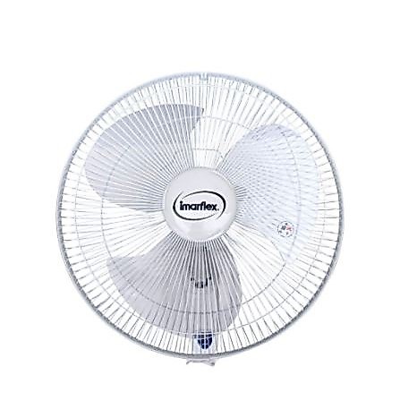 IMARFLEX พัดลมติดผนัง 16 นิ้ว 1 เชือก มี 2 สี รุ่น IE-185