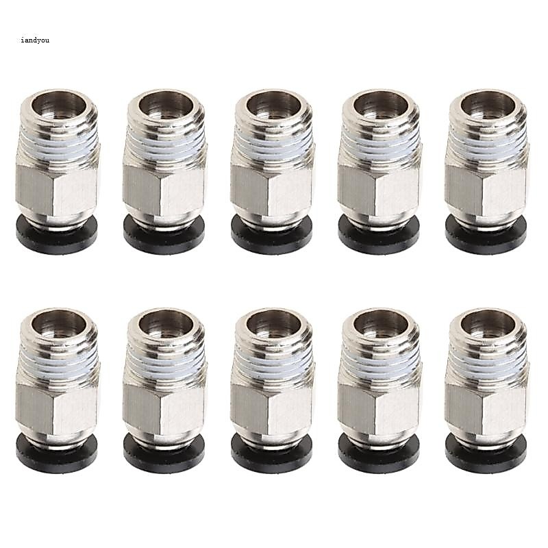 อะไหล่เชื่อมต่อนิวเมติก PC4 01 M10 สําหรับเครื่องพิมพ์ 3D 10 ชิ้น