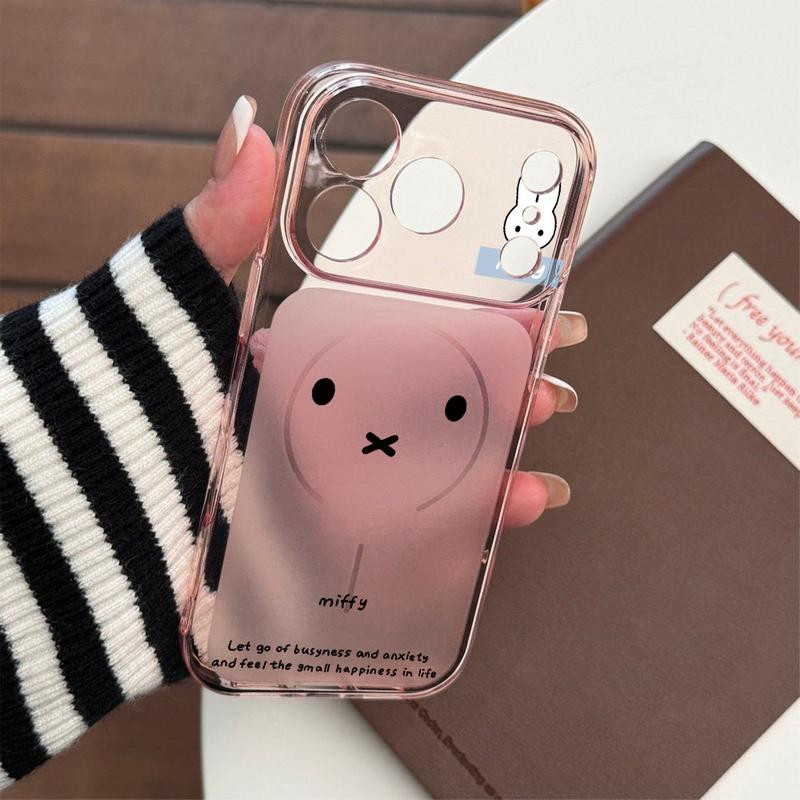 For iPhone เคสไอโฟน กระต่ายเรียบง่าย 11 12 13 14 15 16 17 PLUS B4PRO MAX X XS เปลือกที่เรียบง่าย MAX XR 7/8PLUS