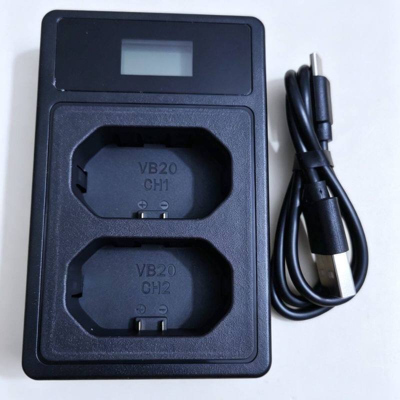 เหมาะสําหรับ Godox VB22 VB20 V1mid V480 V350 Flash แบตเตอรี่เครื่องชาร์จ USB Cradle Charger