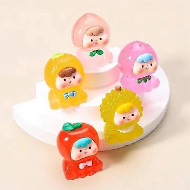 MOI NaBii Fruit Baby DIY Charm - ดีไซน์น่ารักต่างๆ อุปกรณ์ตกแต่งเฉพาะขนาดใหญ่