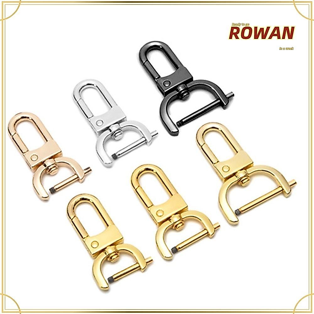 Rowans ตะขอโลหะแบบถอดได้, งานฝีมือ 16/20/25 มม. หัวเข็มขัดกระเป๋า, หัวเข็มขัดคลิปทริกเกอร์ DIY สากล