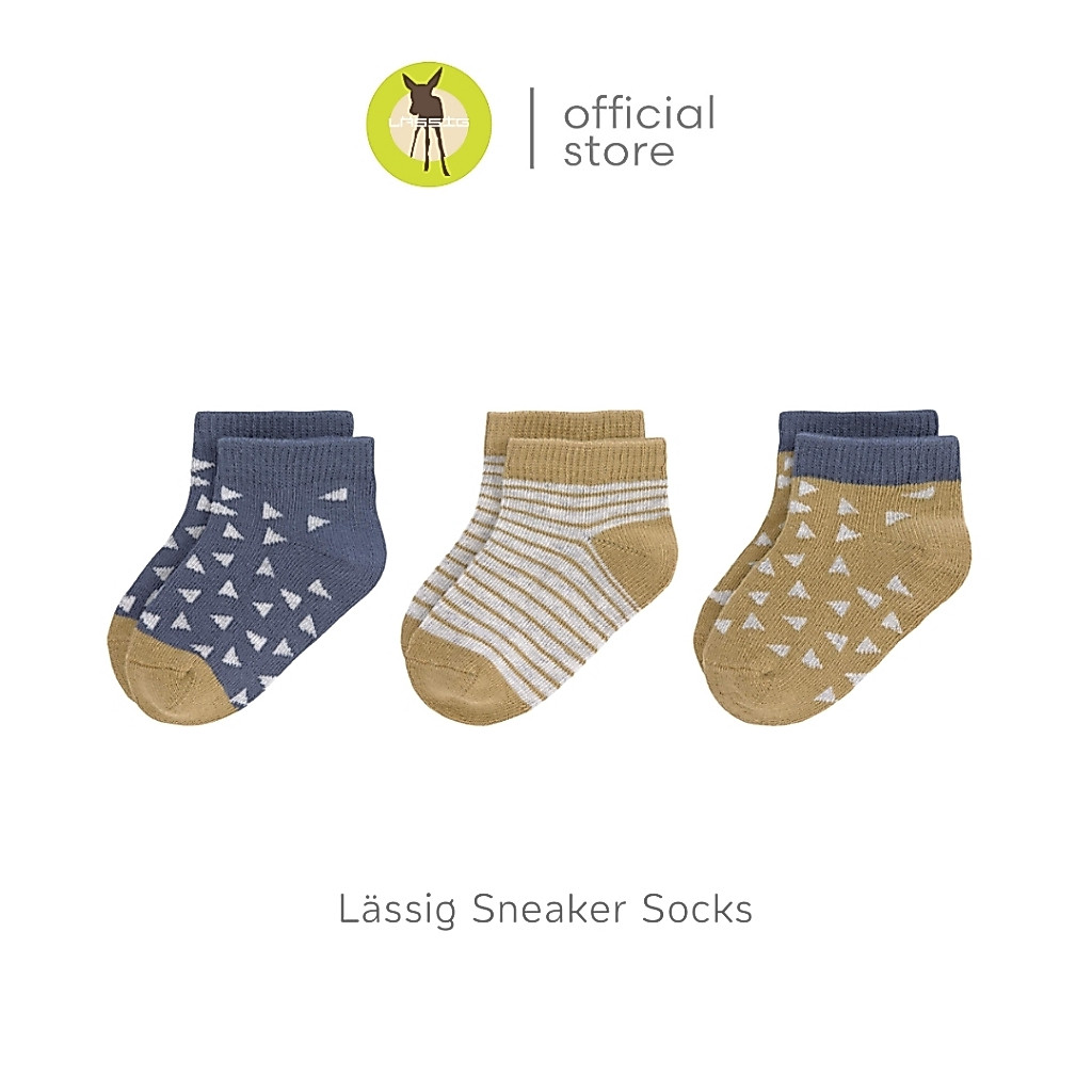 Lassig Sneaker Socks ถุงเท้าสนีกเกอร์ 3 คู่/เซต