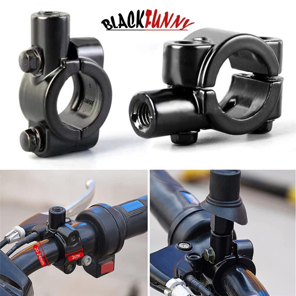 BLACKFUNNY M8 M10 22 มม.25 มม.รถจักรยานยนต์กระจกมองหลังHandlebarกระจกMount Holderอะแดปเตอร์ClampฐานN