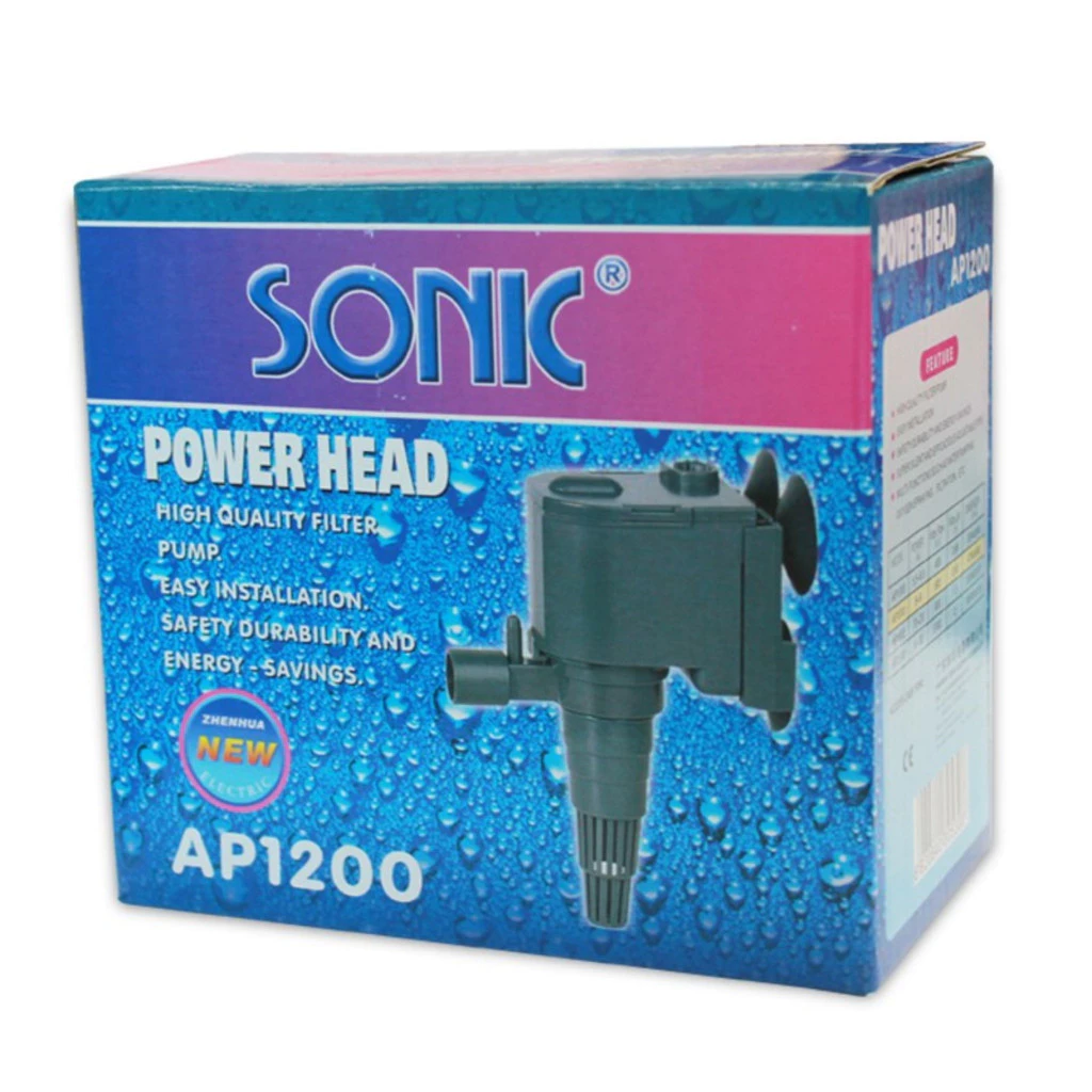 ปั๊มน้ำ SONIC รุ่น AP1200 สำหรับตู้ปลา 18-24 นิ้ว