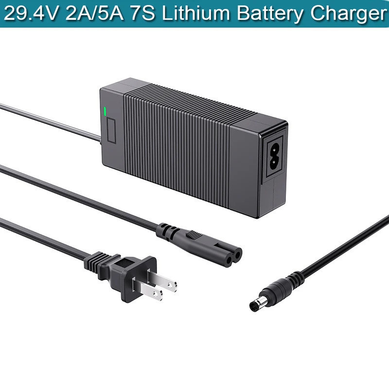 29.4V 2A Charger ปลั๊ก 5.5 มม., สําหรับแบตเตอรี่ 25.2V/24V GoTrax G1 GLI.der, Ed.ge, No.va,GKS Pro P