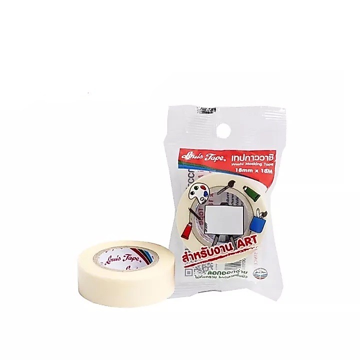 (KTS)เทปกาววาชิ Louis Washi Masking Tape ขนาด 18mm x 18m